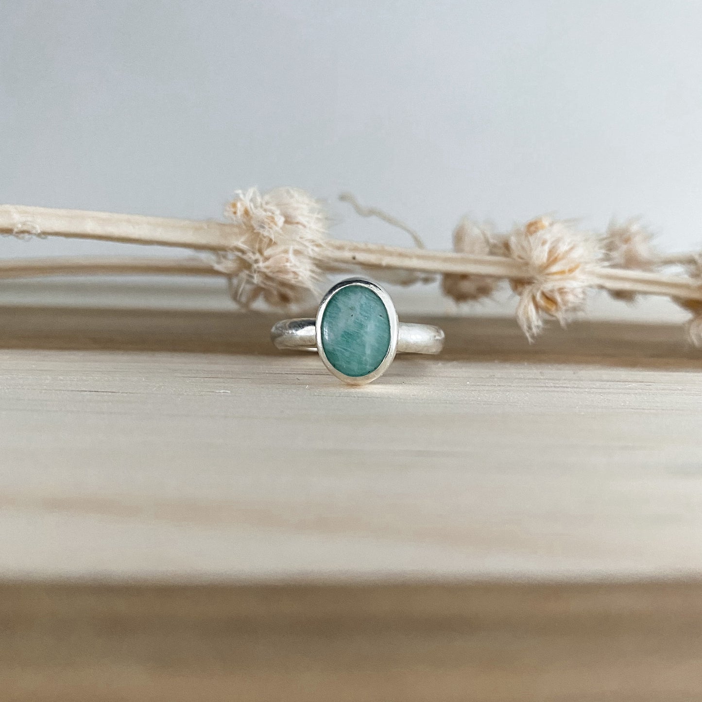 Bague amazonite